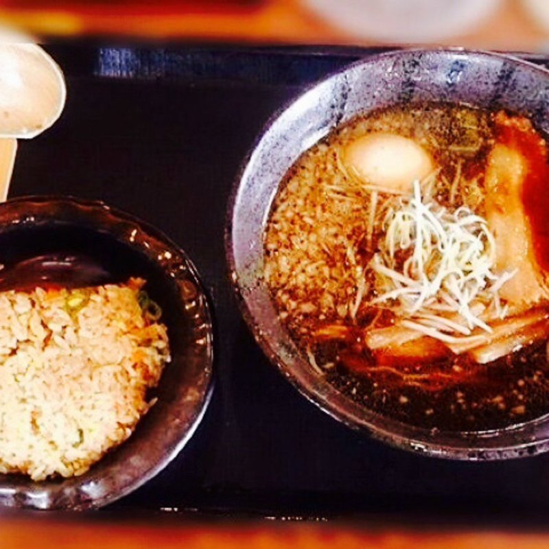 こがし醤油らーめん チャーハンセット(伝丸 津乙部店 )