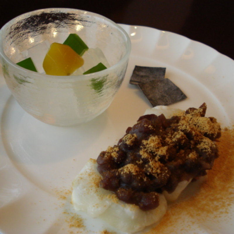 あんこだんごセット(Mamezo & Cafe 中之島店)