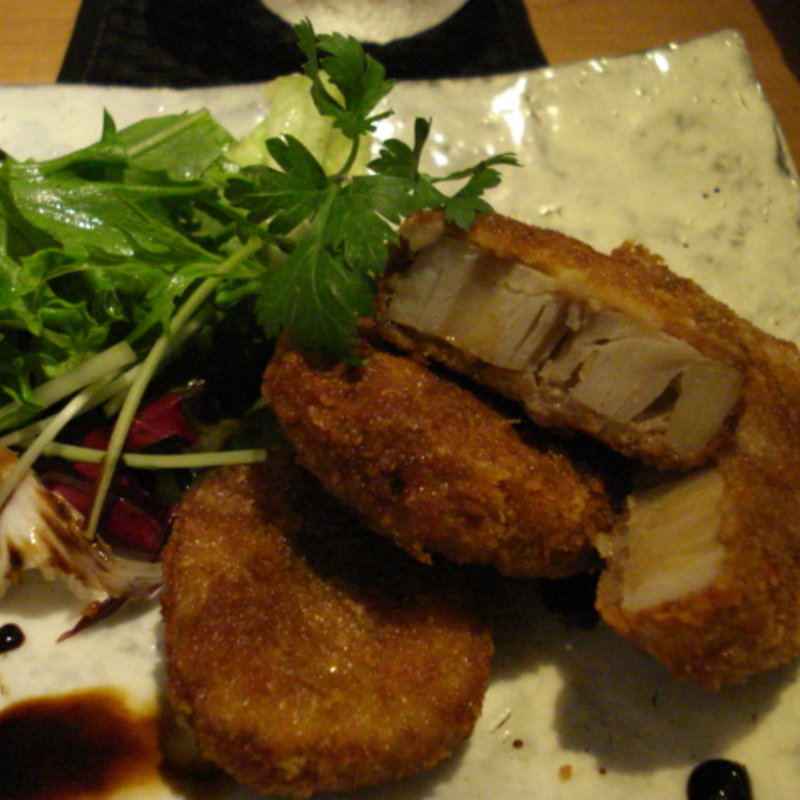 れんこん挟み揚げ(Cafe kuma.co)