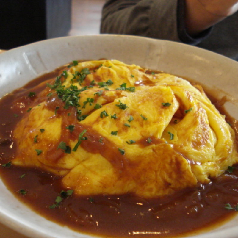 オムライス(カフェ＆ブックス ビブリオテーク 大阪・梅田 （café & books bibliotheque）)