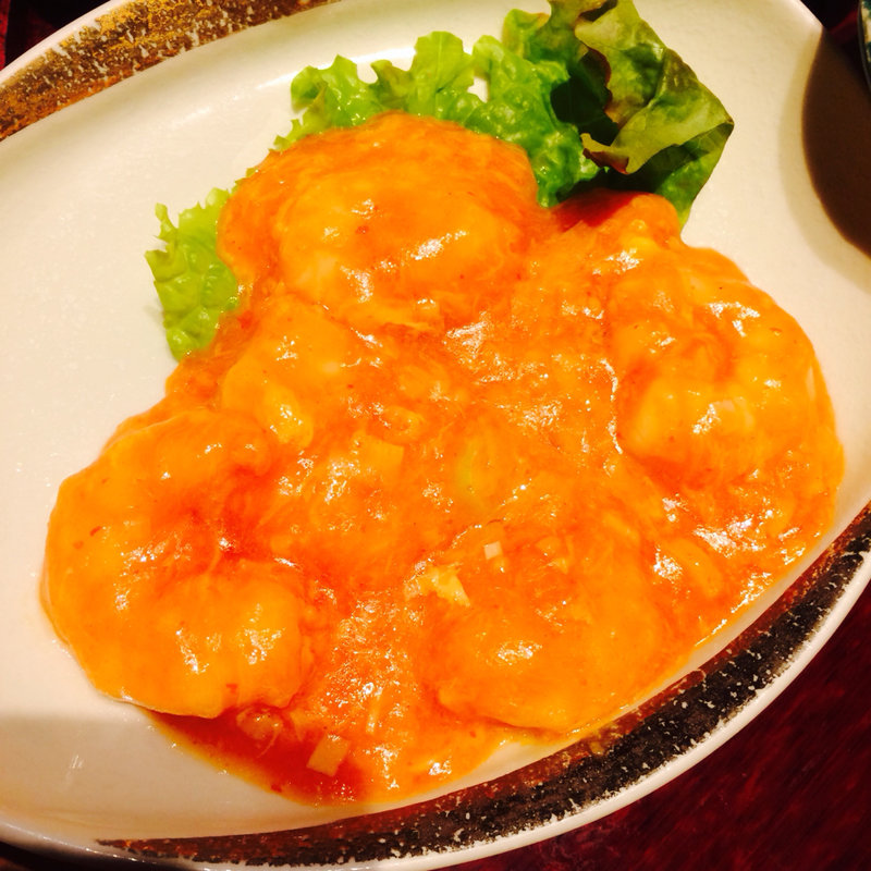 エビのチリソース(左吉)