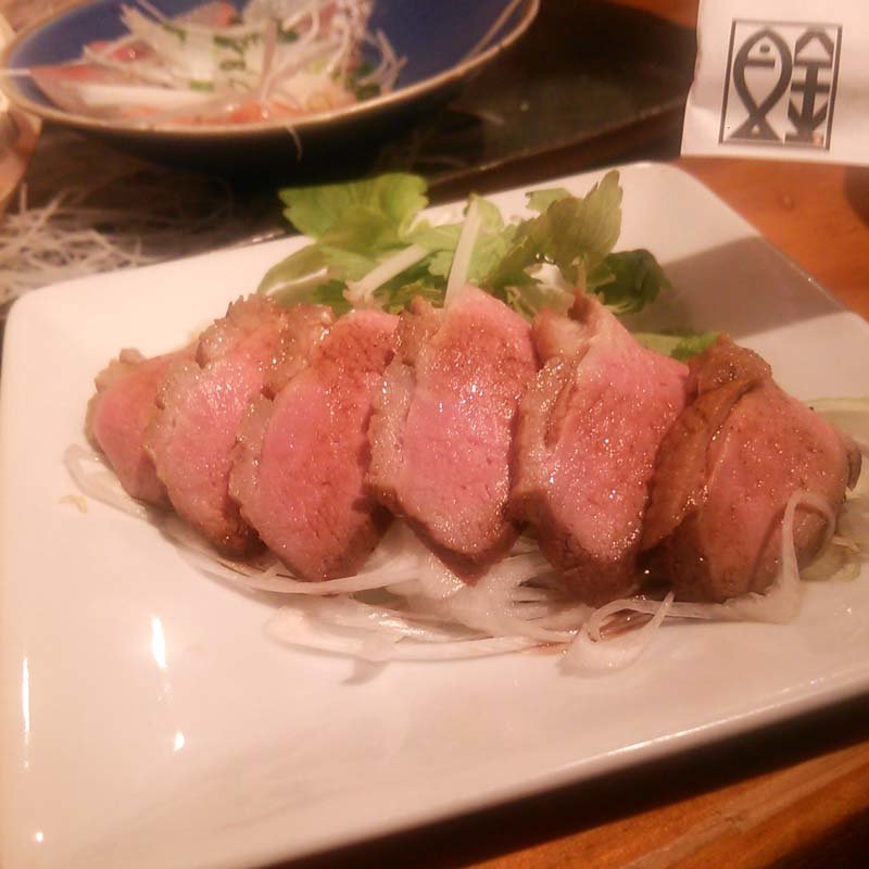 自家製　合鴨のロース(魚金池袋店)