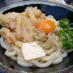 バター釜玉うどん(がいな製麺所)