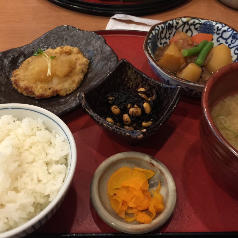 おろし豆腐ハンバーグ膳(膳や なんばウォーク西店)