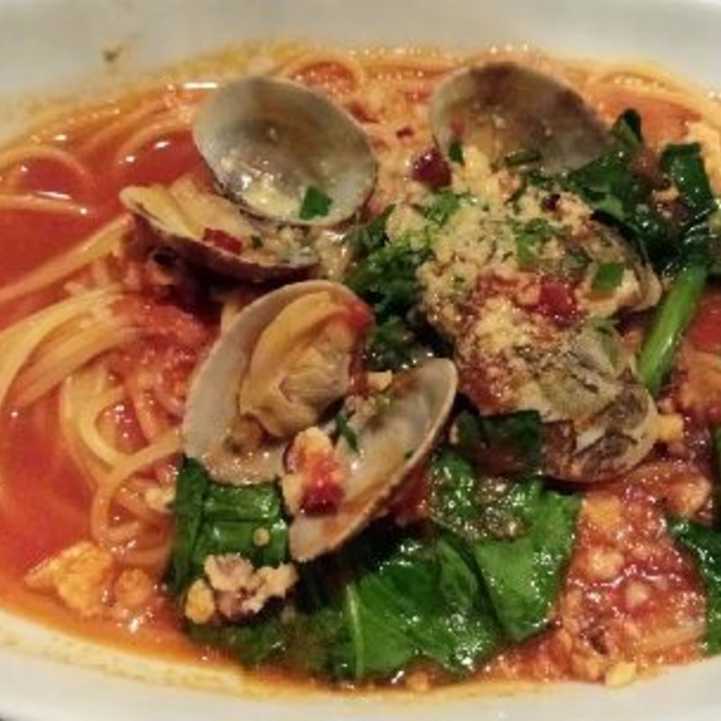 タコのラグーとアサリのピリ辛トマト(JYOJYO)