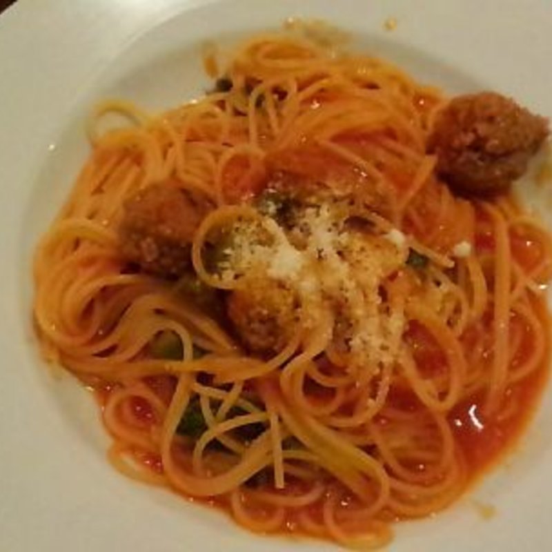 春野菜とポルペッティーニのナポリタン(Citta Grano)