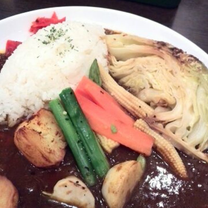 春野菜たっぷりカレー(しゃぽーるーじゅ 世界貿易センタービル)
