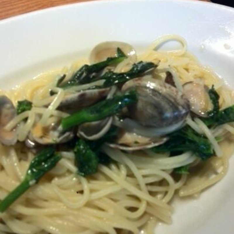 アサリと菜の花とアンチョビビアンコ(タントチッタ アトレ大井町店)