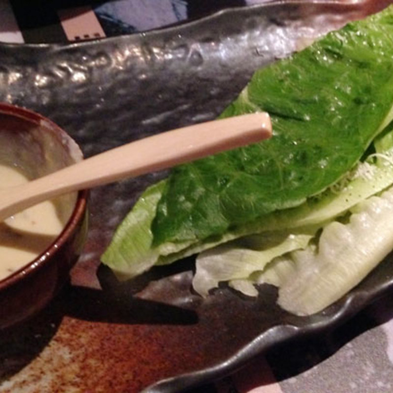 シーザーサラダ　ディップスタイル(怪獣酒場)