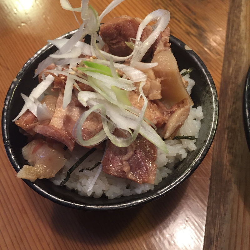 ちび角煮めし(九州ラーメン學金)