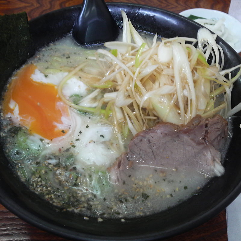 塩卵ラーメン＋ネギ (らーめん家 きらく )