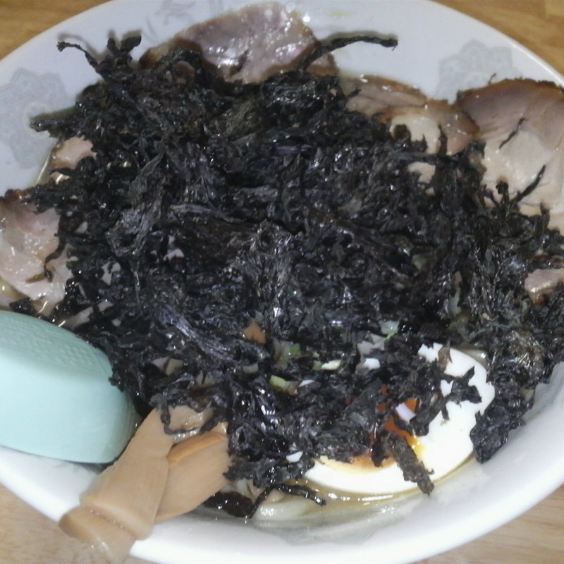 岩のり塩チャーシューメン（普通盛り 200g） (麺屋たかはし )