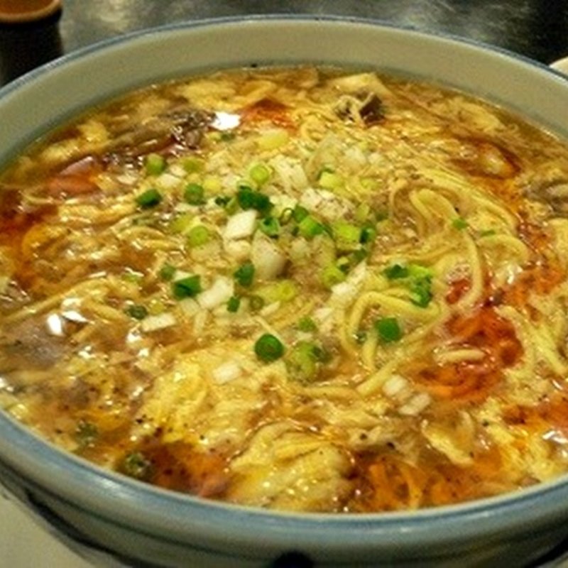 酸味入り辛子つゆそば(桂花 （ケイファ）)