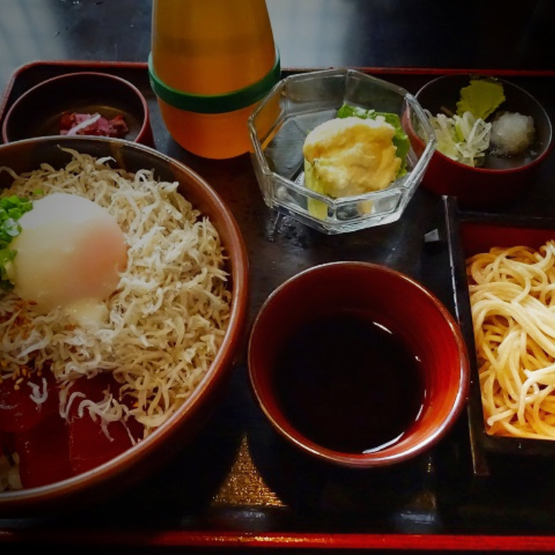 しらすまぐろ丼(長生庵 （ちょうせいあん）)