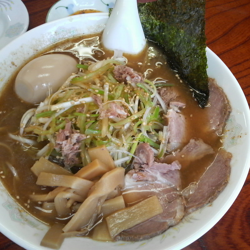 ねぎらーめん（醤油味）＋味玉(らーめん こうや )