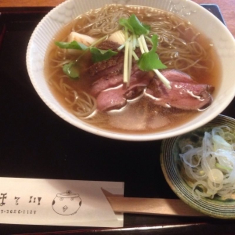 鴨南蛮そば(江戸蕎麦 ほそ川)