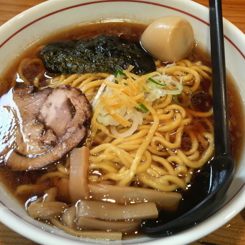 ガッツリ和風醤油らーめん＋くんせい卵(らーめん美春 柏店 )
