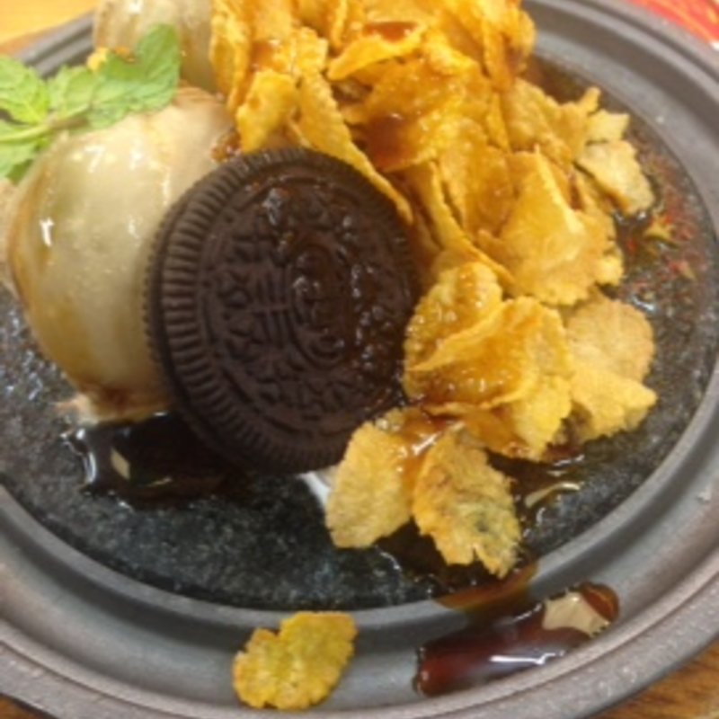 鉄板アイス(キャラメルカプチーノ)(初代ヱビス （しょだいえびす）)