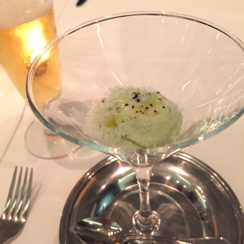 そら豆のムース(カノビアーノカフェ （CANOVIANO CAFE）)