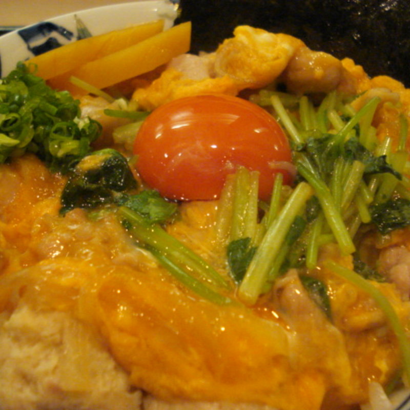 つくねの入ったこだわりの親子丼御膳(北新地君しま)