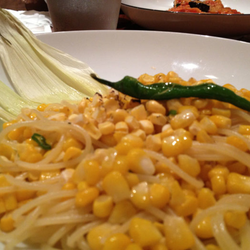 生とうもろこしのパスタ(AWkitchen nicot 二子玉川店 （エーダブリュキッチンニコ）)