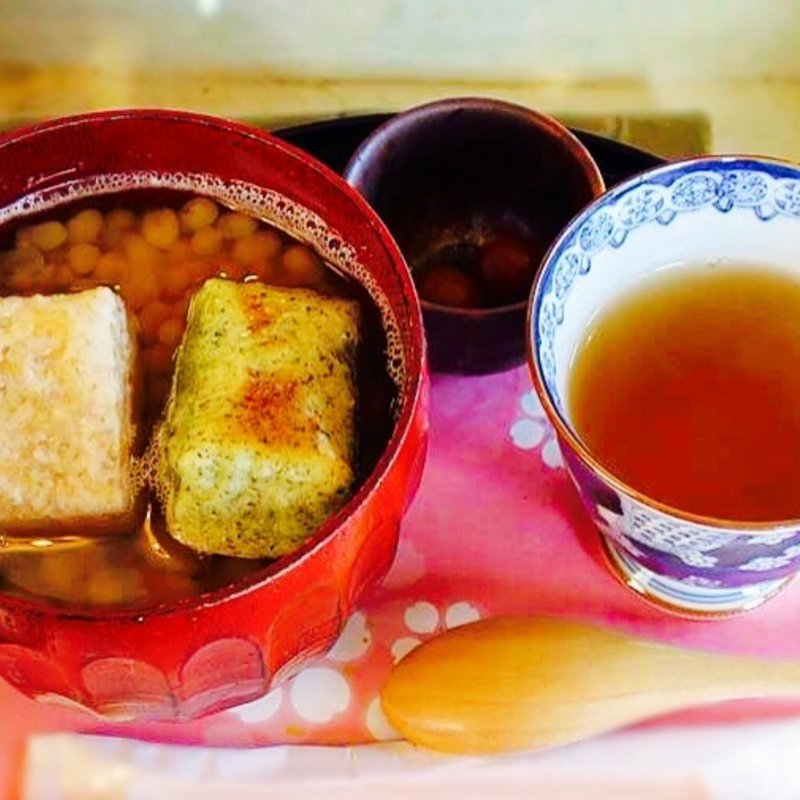 白ぜんざい(茶工房・かはだ )