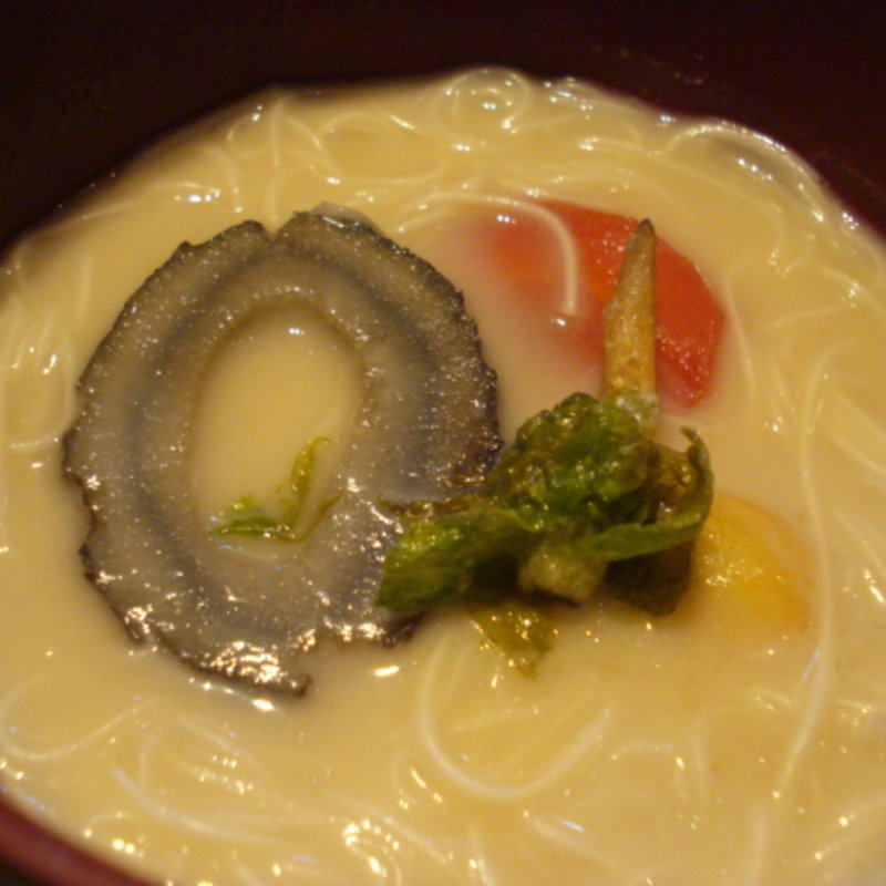 蒸し鶏と白味噌にゅうめんセット(はしたて)