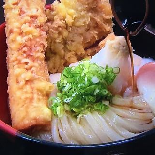 竹鶏玉ぶっかけ(極楽うどん Ah−麺)
