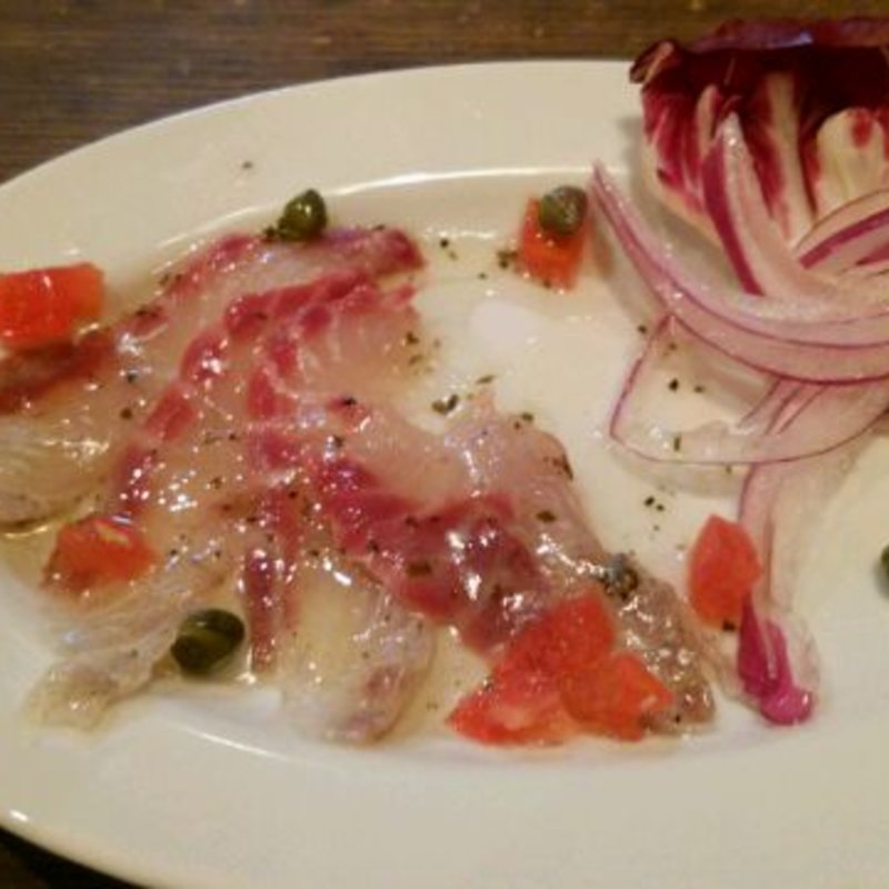 鯛のカルパッチョ(ラッ・ベッタラ)