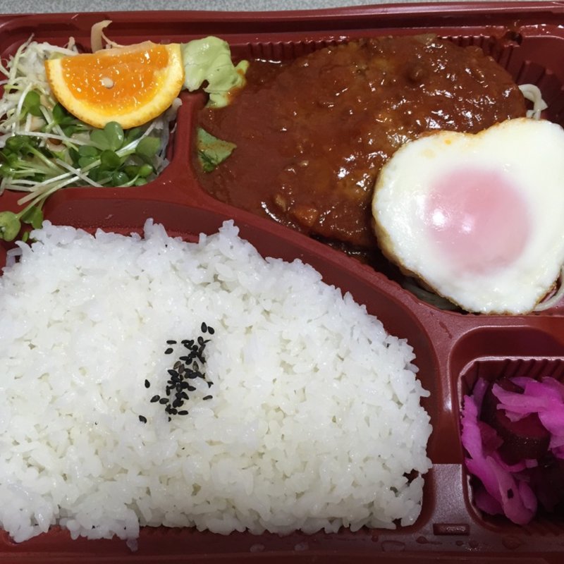 ハンバーグ弁当(朝昼晩)