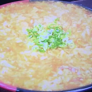 鶏卵カレーうどん(極楽うどん Ah−麺)