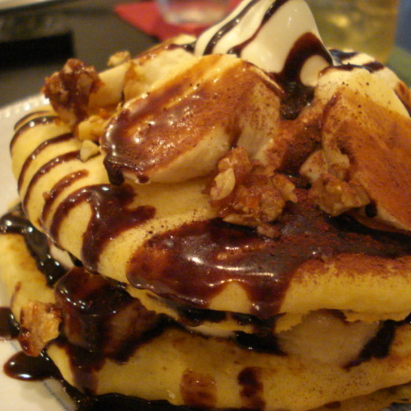 チョコバナナパンケーキ（アッサムセット）(アイティーハウス （I TeA HOUSE）)