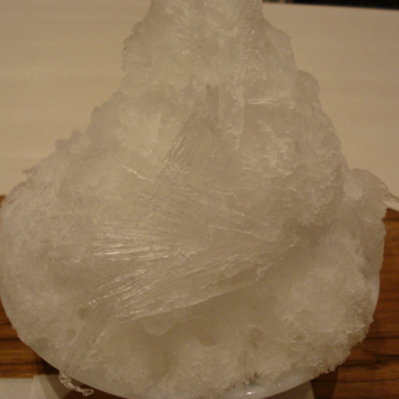 みぞれかき氷(MARUFUJI CAFE 天王寺北口店)