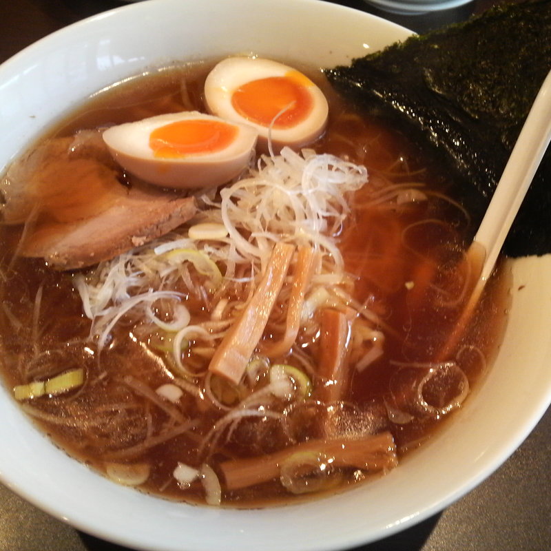 ネギらーめん（白髪ネギ）＋味付玉子(らーめん 太陽食堂)