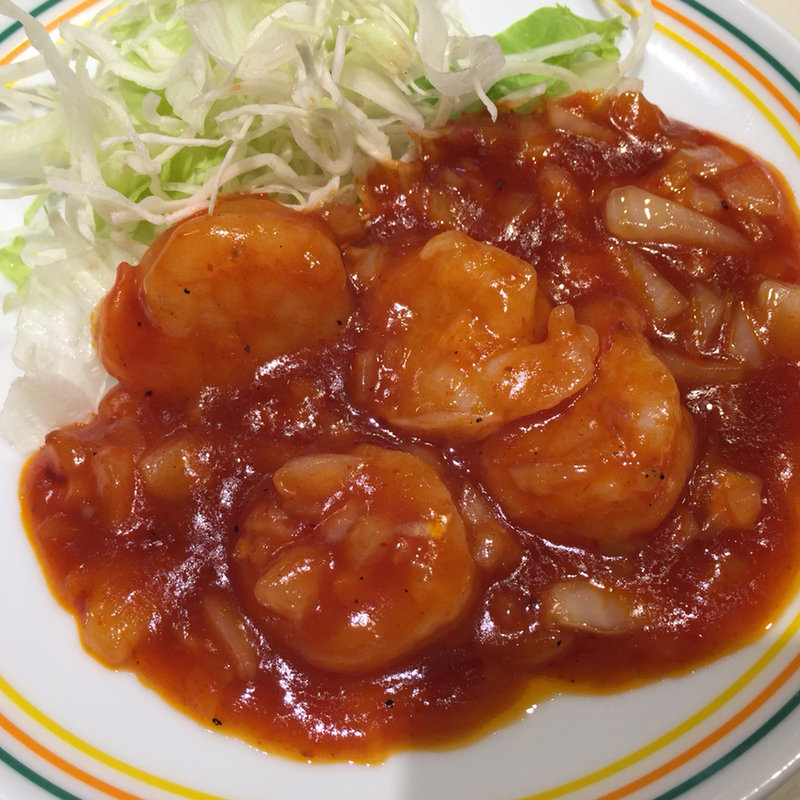 エビチリ(餃子の王将 上大岡京急店)