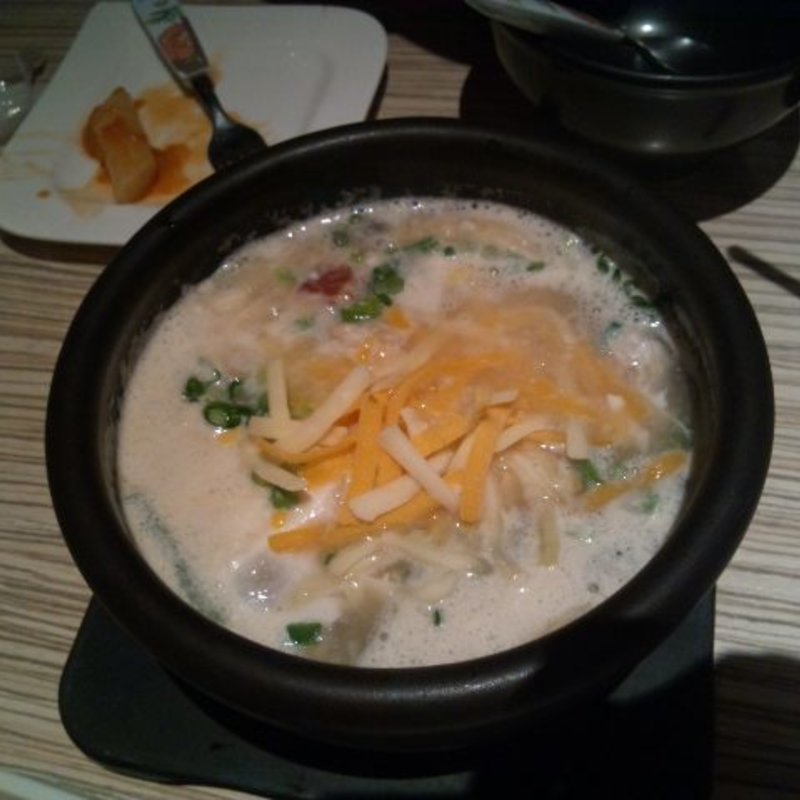 ベーコンポテトチーズスンドゥブ(東京純豆腐 二子玉川店)