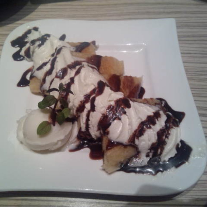 チョコレートホットク(東京純豆腐 二子玉川店)