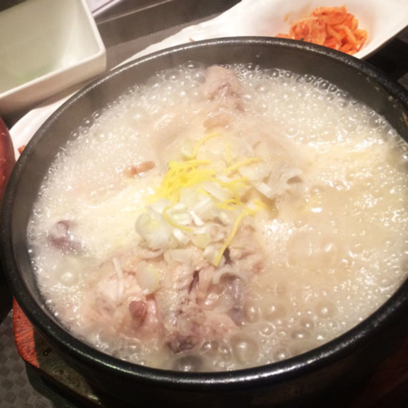 半サムゲタン定食(ハヌリ)