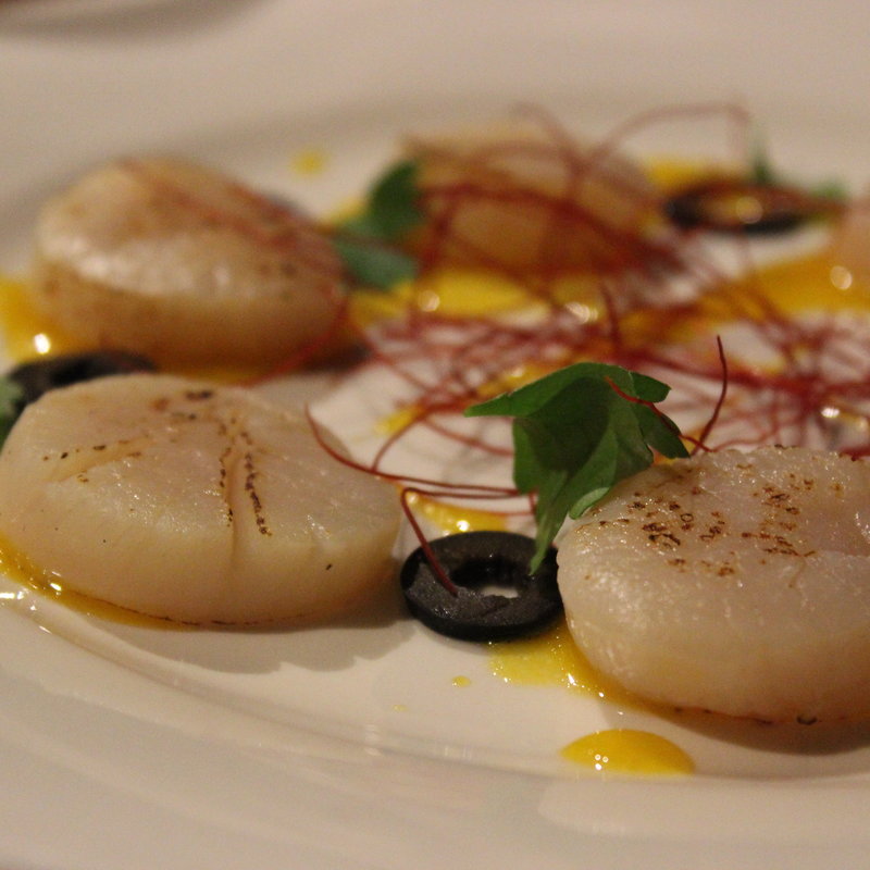 ホタテの炙りセビーチェ　パッションフルーツ(La10Tokyo)