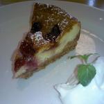 苺のベイクドチーズケーキ（デザートセット）