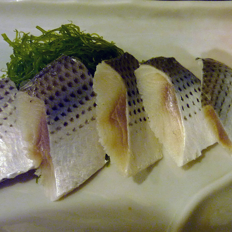 〆こはだ刺し(鳥万 本店)