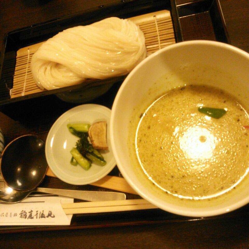タイ風グリーンカレーつけうどん(佐藤養助 日比谷店)