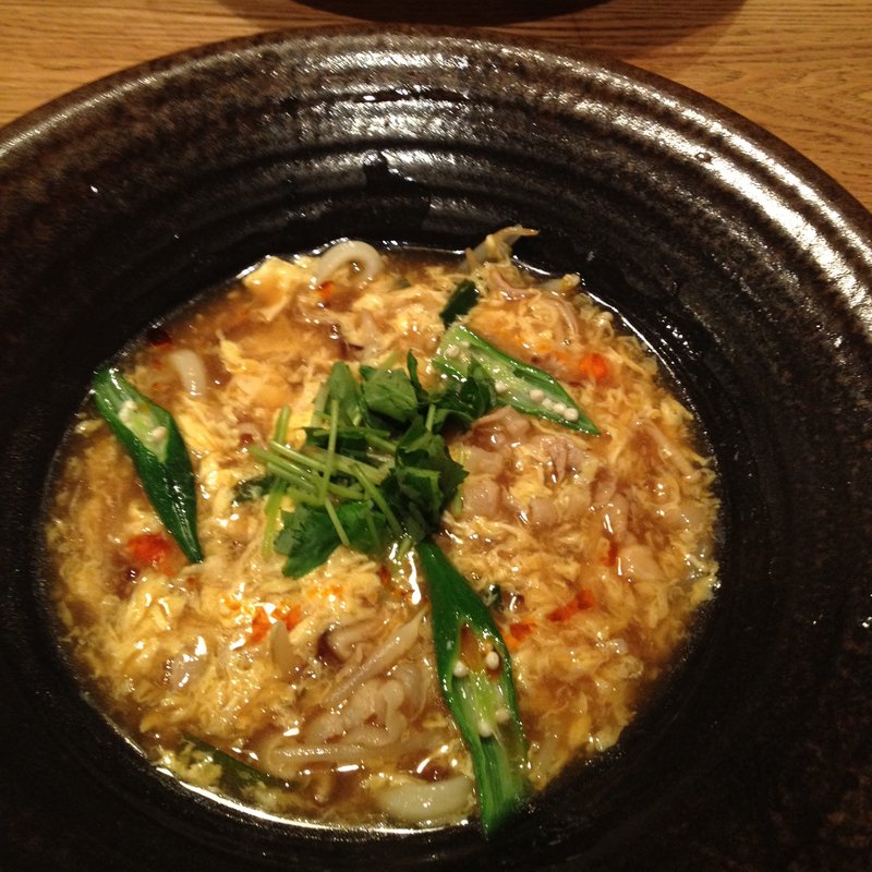 和風酸辣湯のおうどん(麺匠の心つくし つるとんたん 羽田空港店)