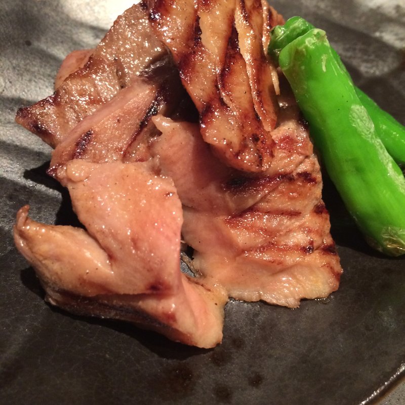 牛タンあぶり焼き(のどぐろ屋　銀座本店)