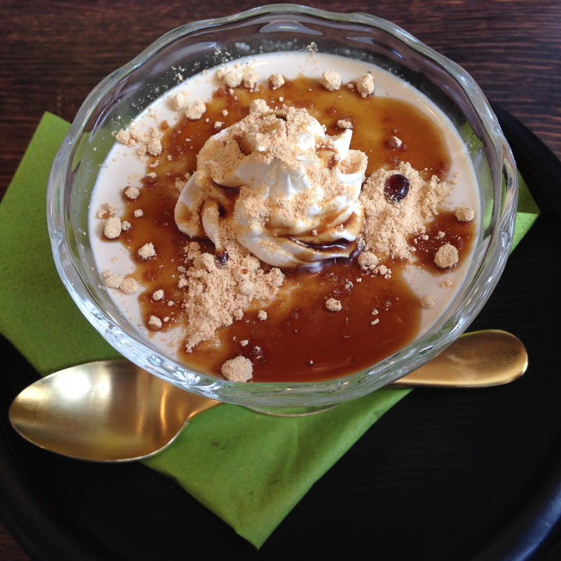 ほうじ茶プリン(positive cafe)