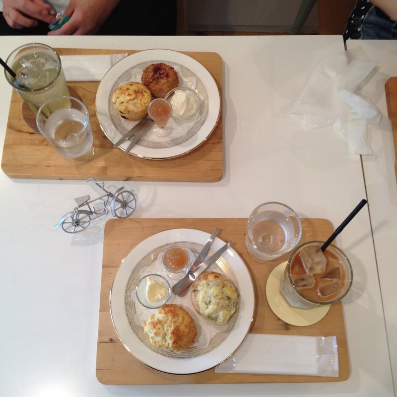 クリームティーセット(SPARK scorn&bicycle)