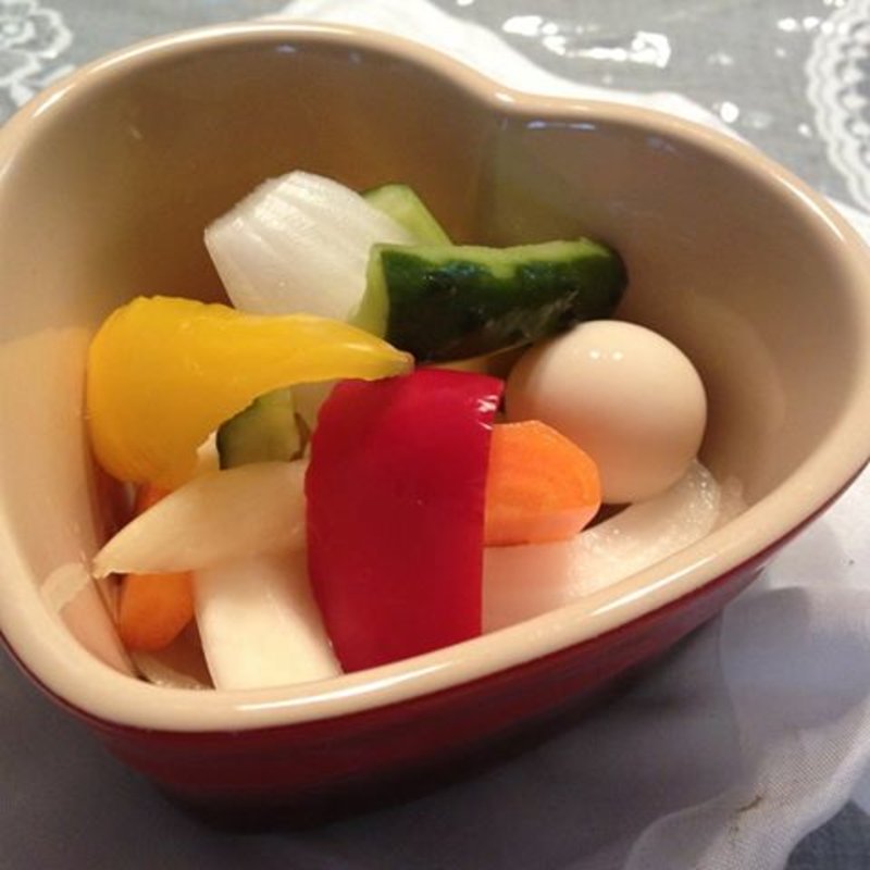 自家製ピクルス(positive cafe)