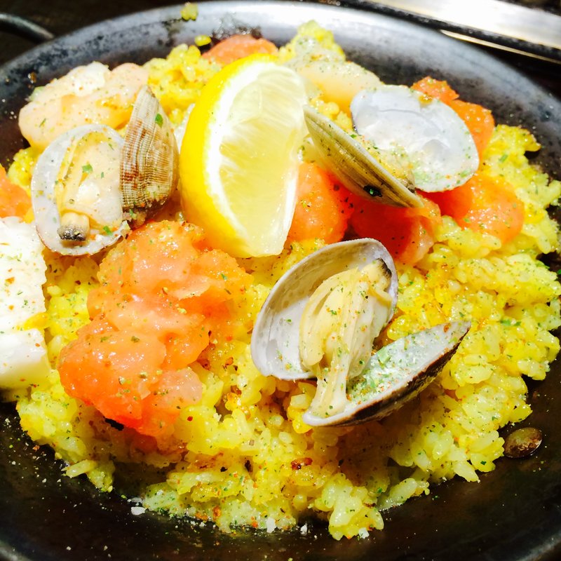 にぎわい魚介の鉄板パエリア(京ちゃばな 南新町店 )