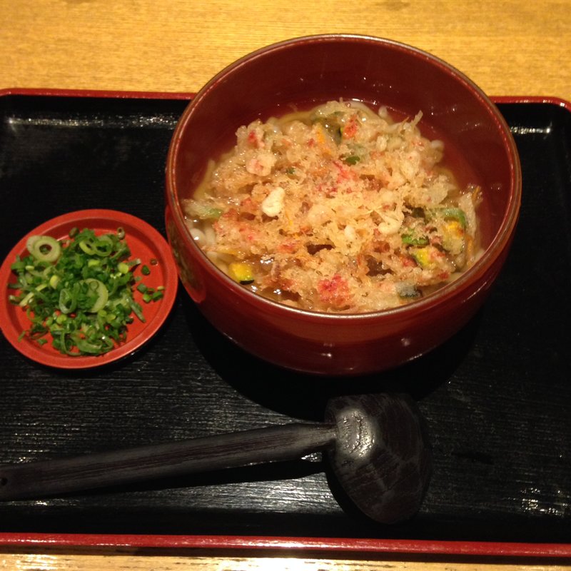 かき揚げうどん(釜揚げうどん はつとみ)