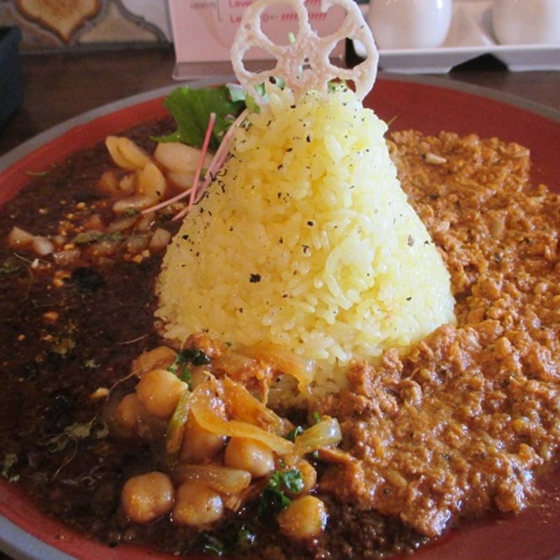 Wキーマカレー(シドミド spice&café Sid Mid)